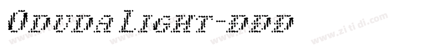 Oduda Light字体转换 Oduda Light字体转换